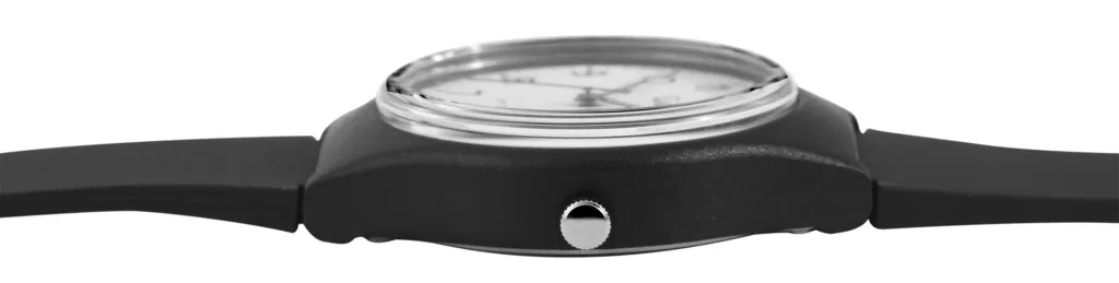 Unisex Armbanduhr mit Datumsanzeige und Quarzwerk