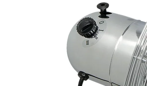 Tischventilator Chrom 12