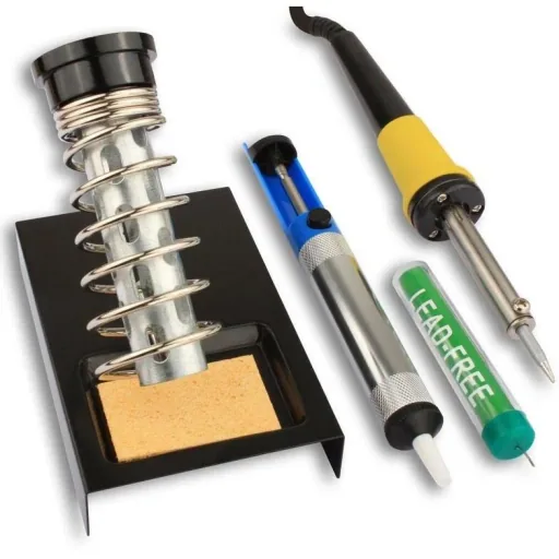 Werkzeug Lötset ECO LS30 inklusive Lötstation inkl. Werkzeug Löthilfe dritte Hand mit Lupe 5x65mm