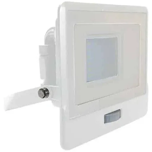 VT-138S LED-Flutlicht mit Sensor - 30 W - 2340 Lm - 3000K - Weiß