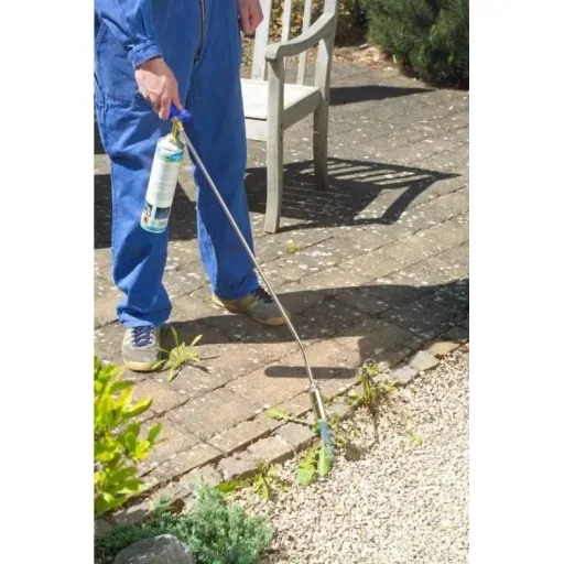 PZ9000 Unkrautvernichter + 2 Gasflaschen + Unkrautlöser + Gartenhandschuhe + Gartenabfallbeutel