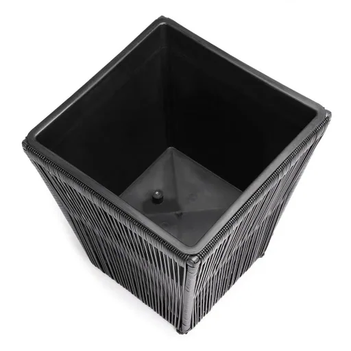 Blumenkasten Acapulco 2er-Set schwarz 36x36x40cm