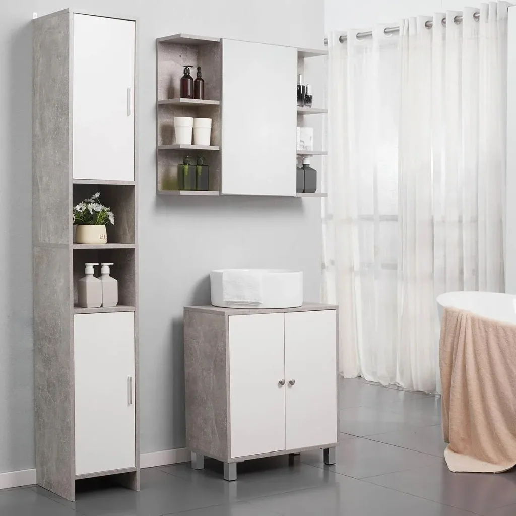 Badezimmerschrank 30 cm x 30 cm x 180 cm