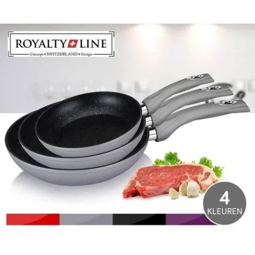 Royalty Line 3-teiliges Kochgeschirr-Set - Töpfe und Pfannen