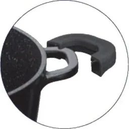 Kochtopf/Kasserolle - mit Deckel - 24 cm - Schwarz