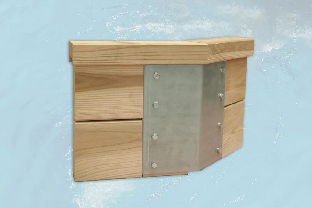 Massivholzpool 594 A, 850 x 376 x 116 cm, Sparset inkl. Sandfilteranlage und Technikraum