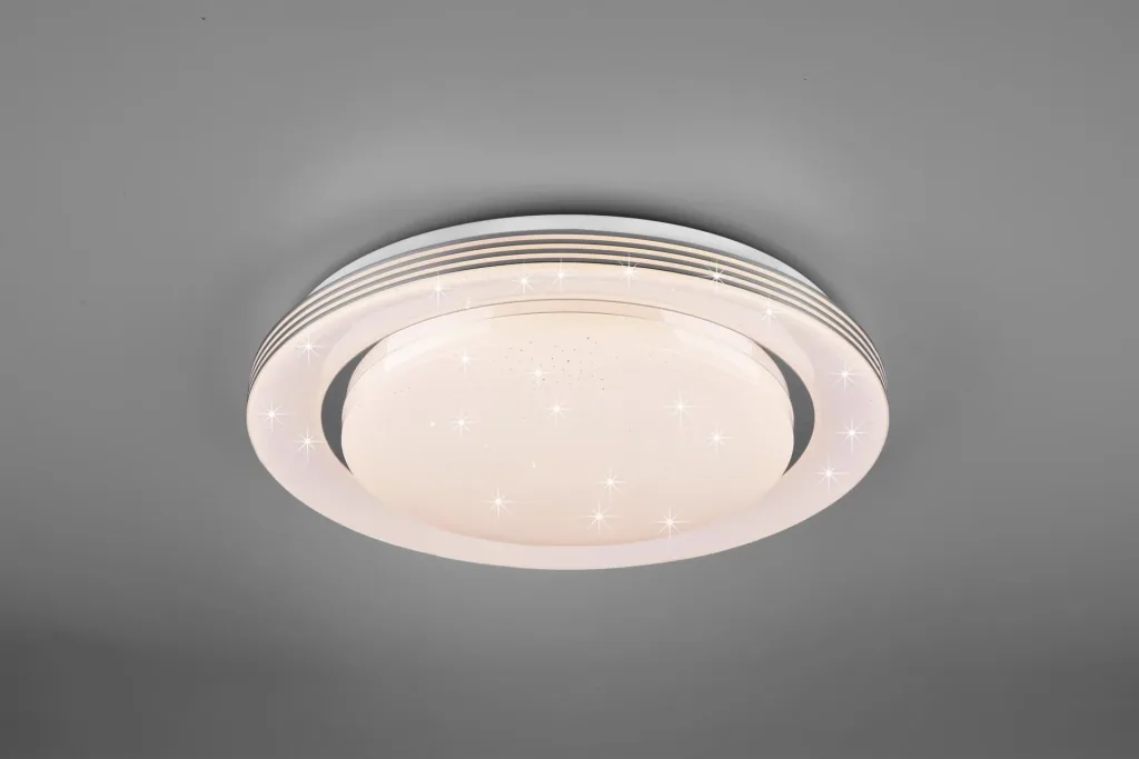 LED-Deckenleuchte ATRIA, 22 W,2 00 lm, dimmbar inklusive Fernbedinung, Farbe weiß