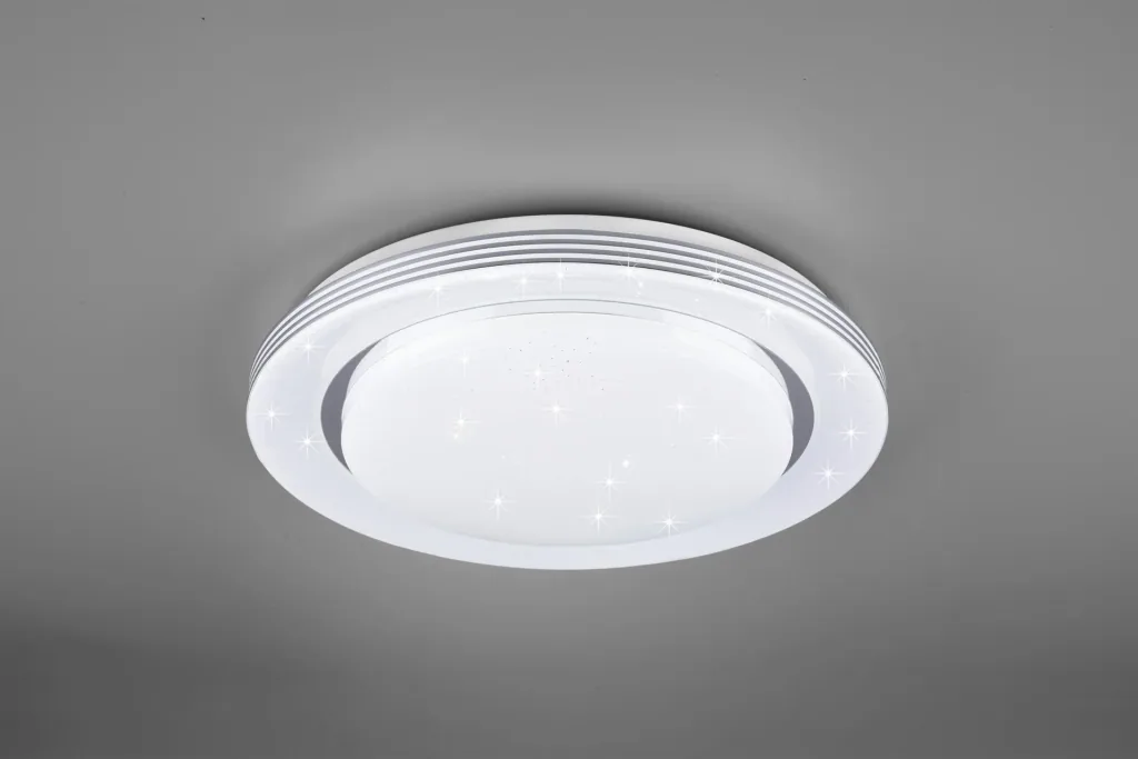 LED-Deckenleuchte ATRIA, 22 W,2 00 lm, dimmbar inklusive Fernbedinung, Farbe weiß