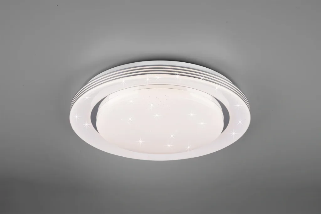 LED-Deckenleuchte ATRIA, 22 W,2 00 lm, dimmbar inklusive Fernbedinung, Farbe weiß