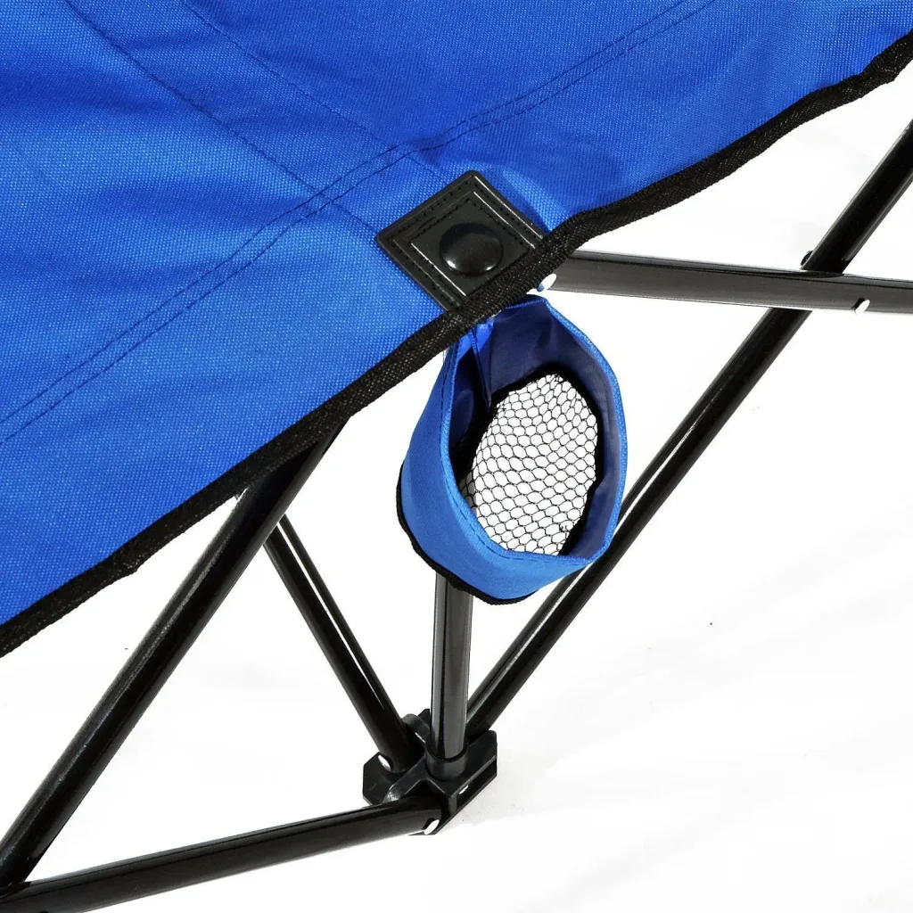 Campingbank Faltbank 6-Sitzer mit Tragetasche blau
