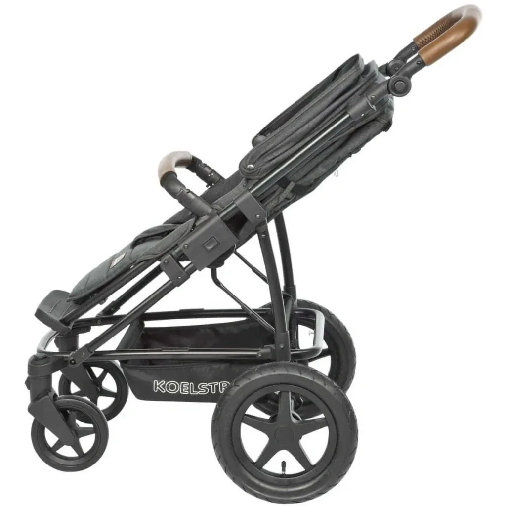 Koelstra Kinderwagen MIT Babytragetasche - Binque Daily Combi Kinderwagen - Schwarz