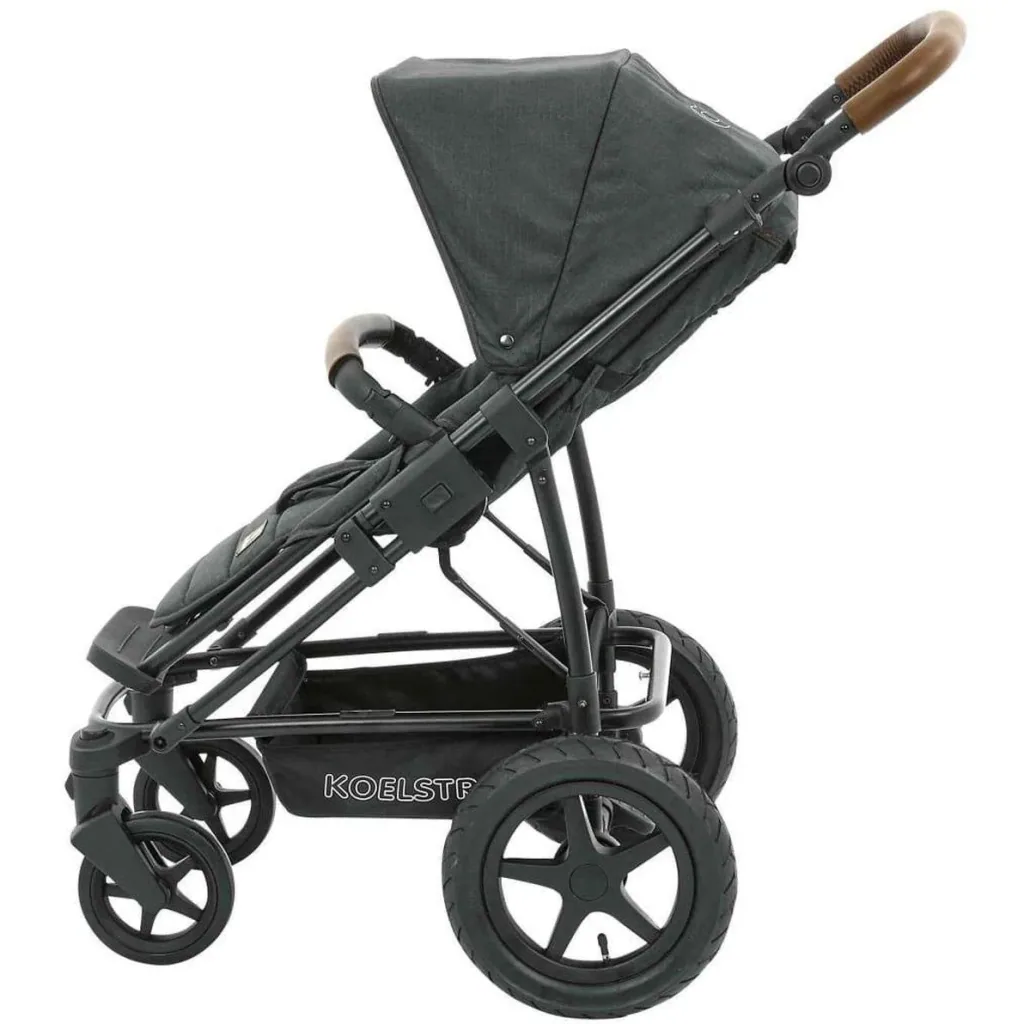 Koelstra Kinderwagen MIT Babytragetasche - Binque Daily Combi Kinderwagen - Schwarz