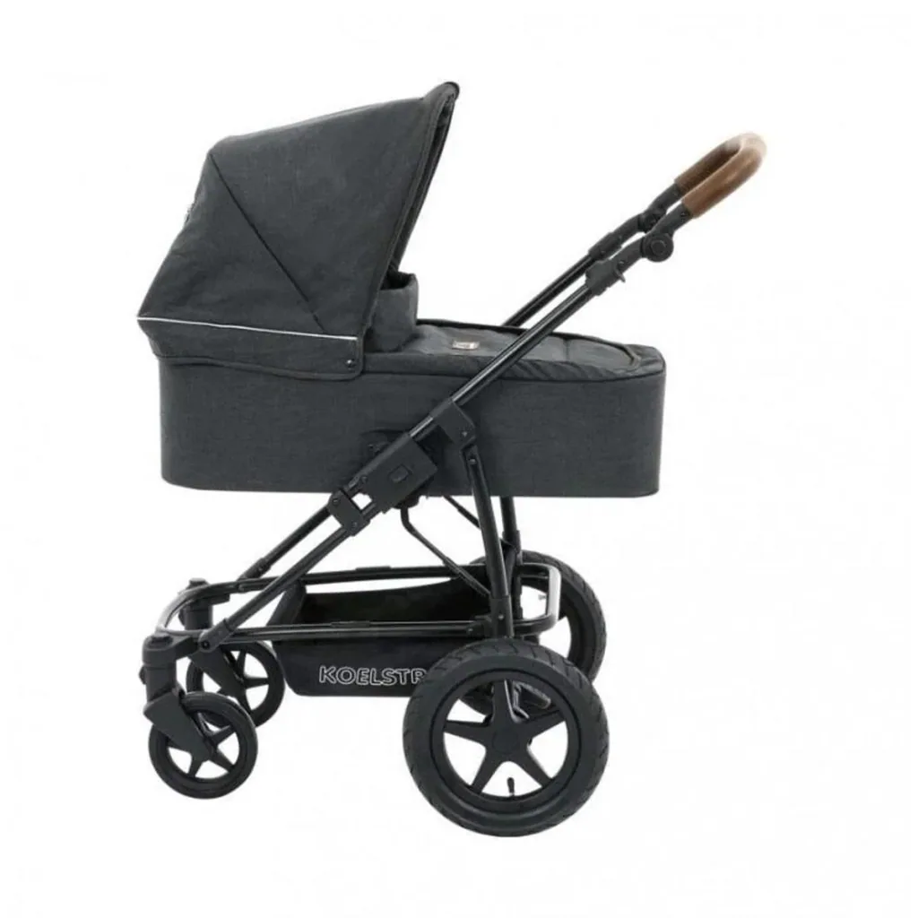 Koelstra Kinderwagen MIT Babytragetasche - Binque Daily Combi Kinderwagen - Schwarz