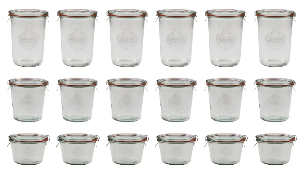 Einkochglas STURZ-Form HOCH, 6er Pack, 290 ml Volumen