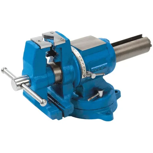 Multifunktionaler Schraubstock, 125 mm 360° x 360