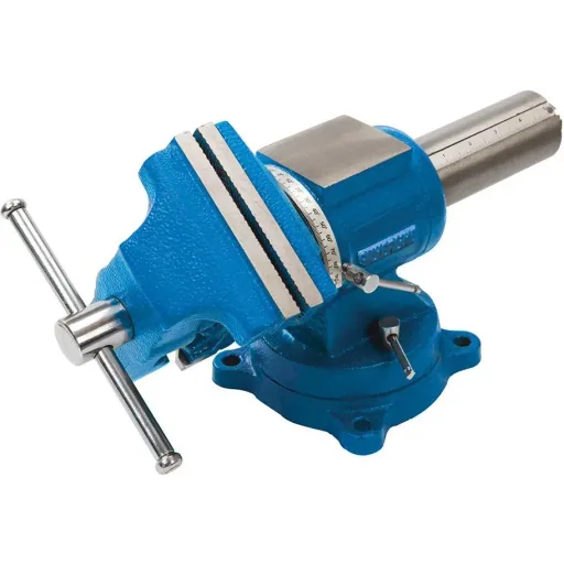 Multifunktionaler Schraubstock, 125 mm 360° x 360