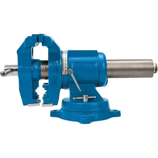 Multifunktionaler Schraubstock, 125 mm 360° x 360