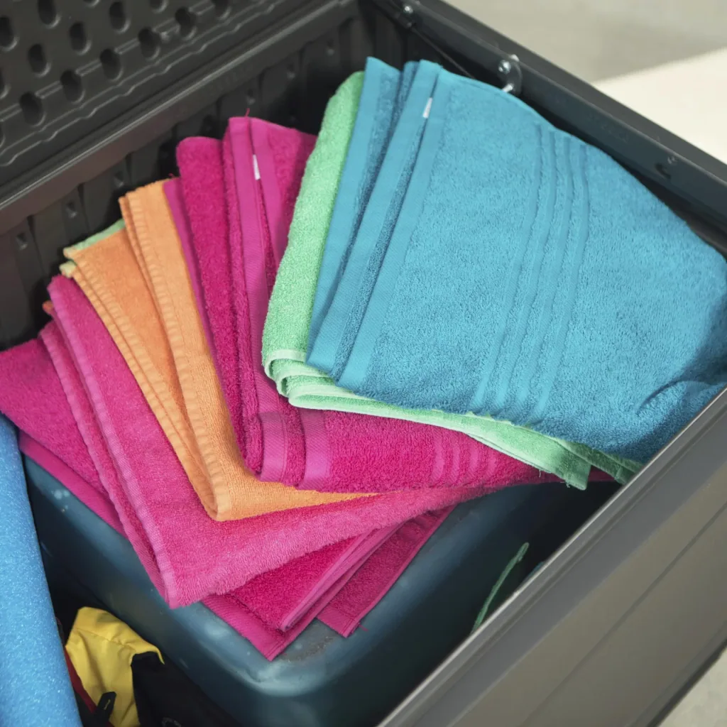 Lifetime Kissenbox 495 L Grau 152.5×61×67 cm – wetterfeste Auflagenbox aus HDPE