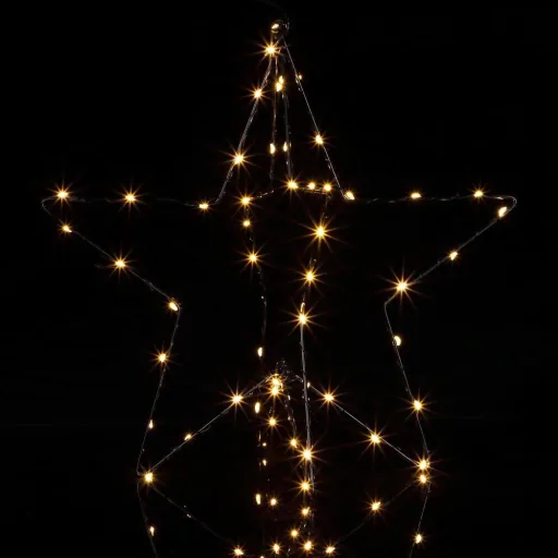 Weihnachtsbeleuchtung Falling Star - Warm White - 3D-Effekt- LED und Perel Smart home Wifi plug- Android & IOS