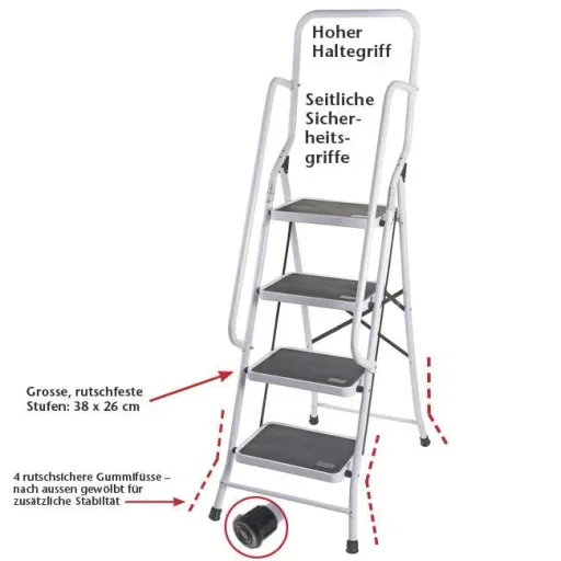Sicherheitsleiter, 4-Tritt