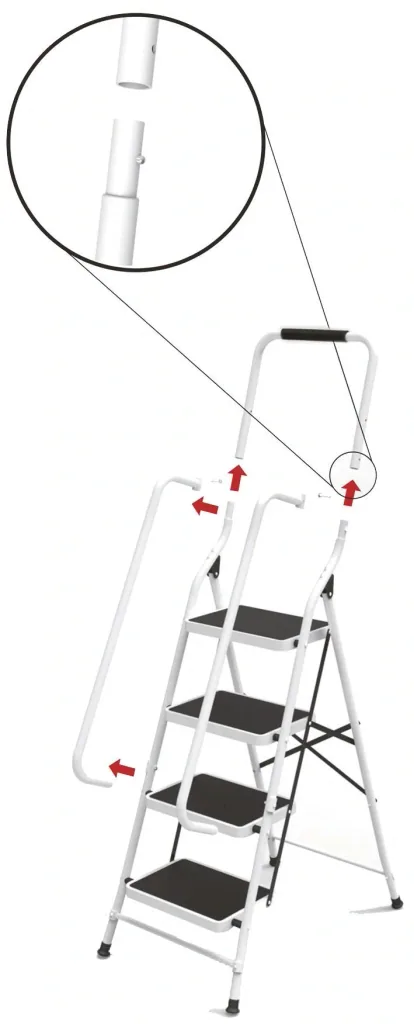 Sicherheitsleiter, 4-Tritt