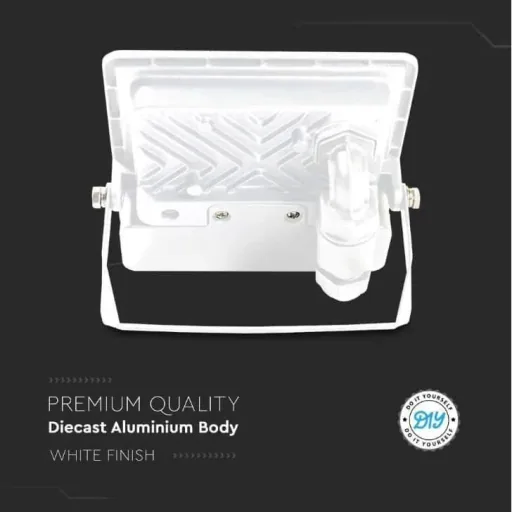 VT-128S LED-Flutlicht mit Sensor - 20 W - 1510 Lm - 4000K - Weiß