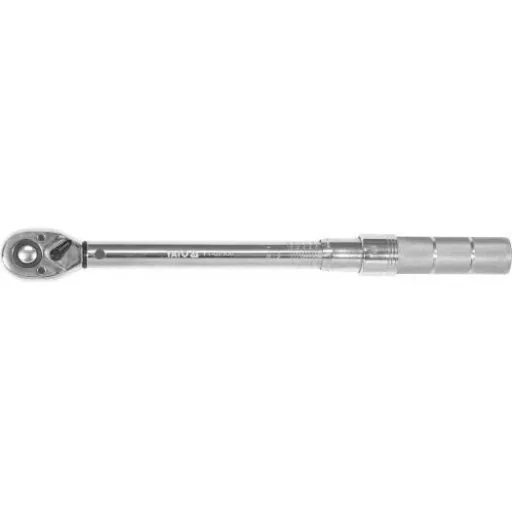Drehmomentschlüssel - 3/8Zoll - 10-60Nm - 40cm + 3-teiliger Steckschlüsselsatz
