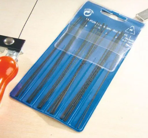 Laubsägeblätter Sortiment für Holz/ Metall im Etui