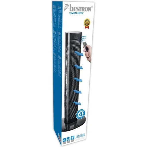 Towerventilator 50W Schwarz 80cm