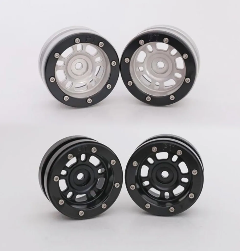 Beadlock Wheels PT- Distractor Schwarz/Schwarz 1.9 (2 St.)