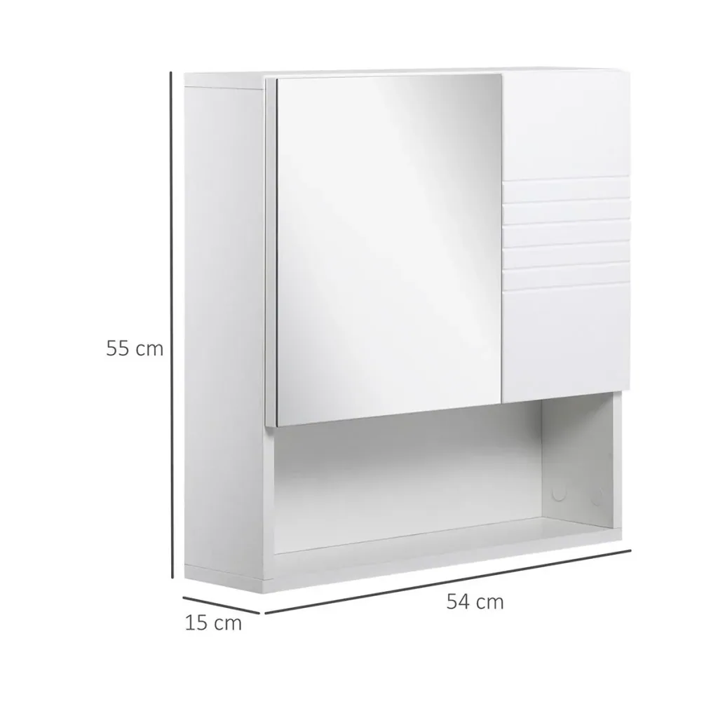 Spiegelschrank 54 cm x 15 cm x 55 cm
