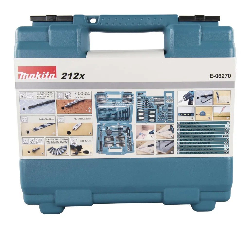 Bohrer-Bit-Set 212-teilig
