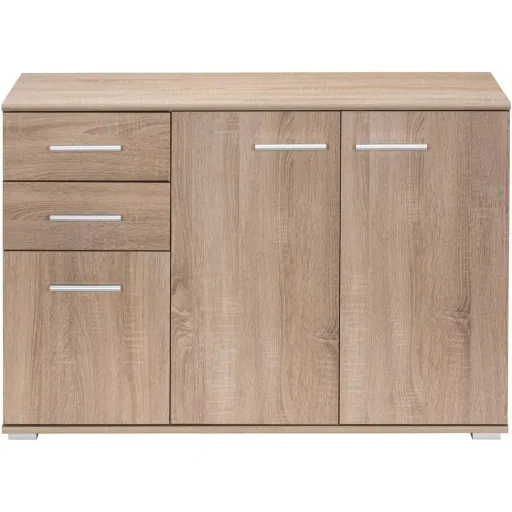Sideboard / Kommode Eiche mit 3 Türen & 2 Schubladen