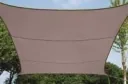 Garten-Sonnensegel 3,6 x 3,6 m Farbe: Taupe