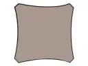 Garten-Sonnensegel 3,6 x 3,6 m Farbe: Taupe