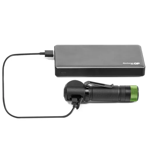 DISCOVERY Akku 2in1 Stirnleuchte und Taschenlampe mit Magnetbefestigung und 600 Lumen, IPX4