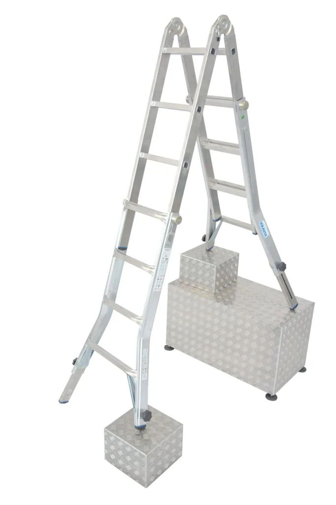 Gelenk Teleskopleiter 4 x 4 Sprossen Leiter