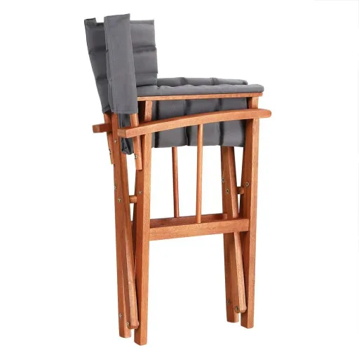 Klappbarer Directional Chair Anthrazit Eukalyptus FSC
