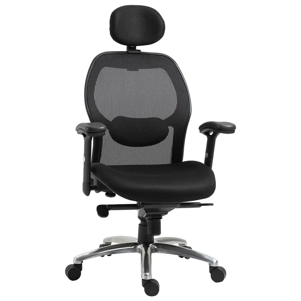 Bürostuhl Schreibtischstuhl Computerstuhl PC Stuhl Home-Office-Stuhl mit Wippenfunktion Kopflehne höhenverstellbar ergon