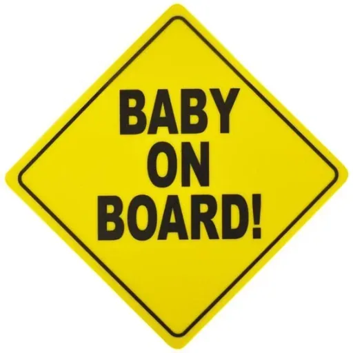 Schild Baby on board Carkids