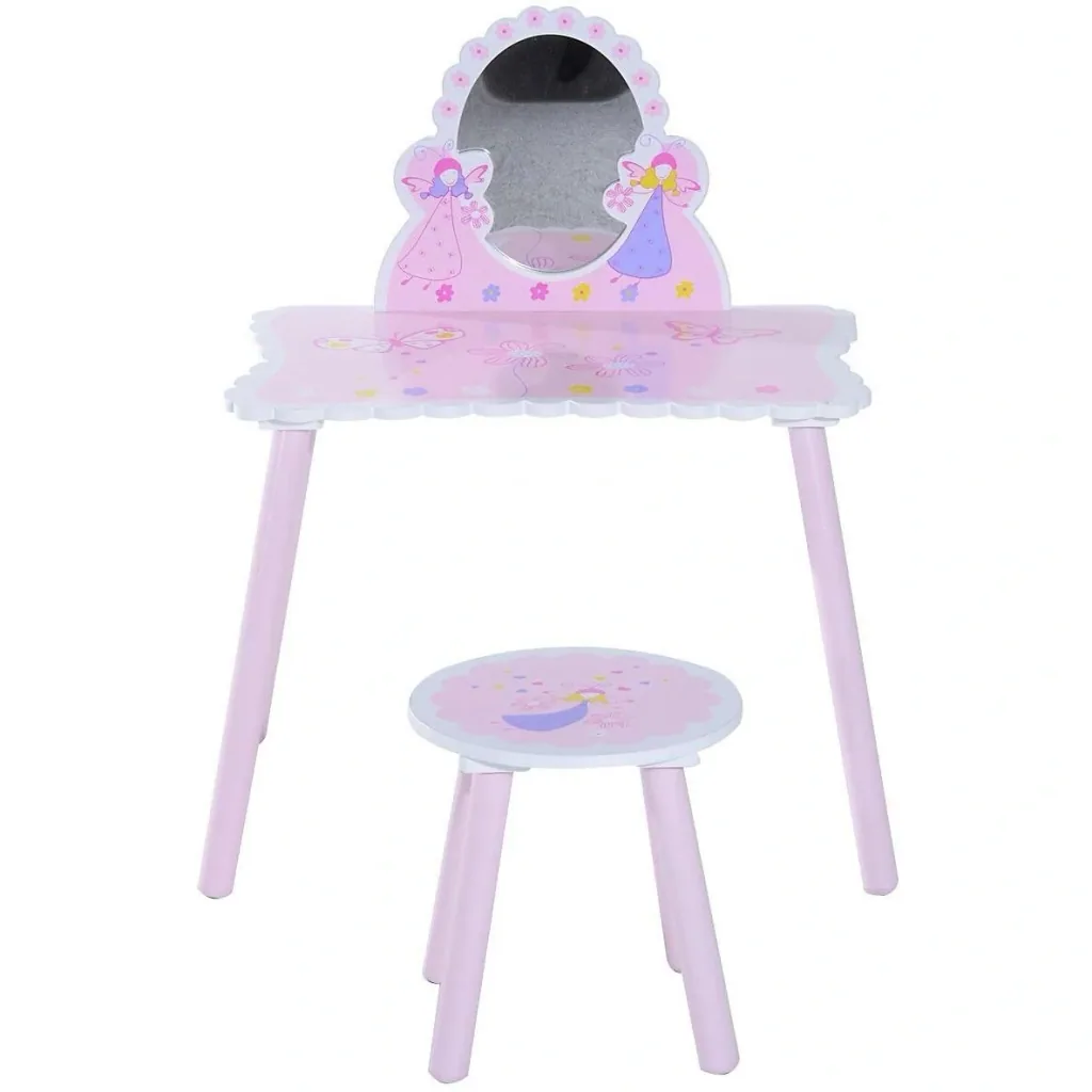 Kinder Frisiertisch Schminktisch inkl, Hocker