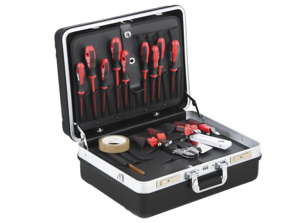Werkzeugkoffer Basic - Robuster, schlagfester ABS Schalenkoffer