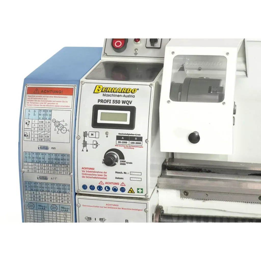 Drehmaschine Bernardo Profi 550 WQV / 230V. Digi