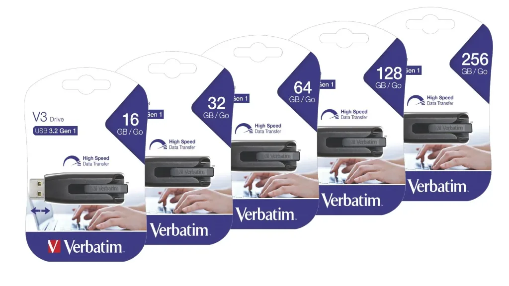 128 GB USB 3.2 GEN1 Speicherstick, V3 Store n Go in grau
