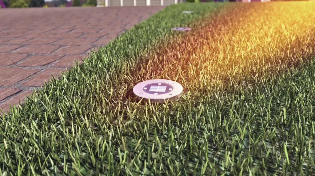 LED Solarleuchte Disk Lights - 8 Stück