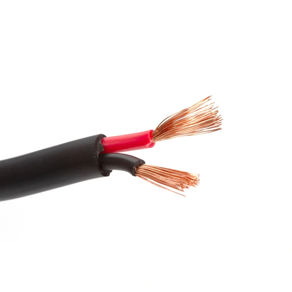professionelles lautsprecherkabel - schwarz - 2 x 2.50 mm² - 100 m
