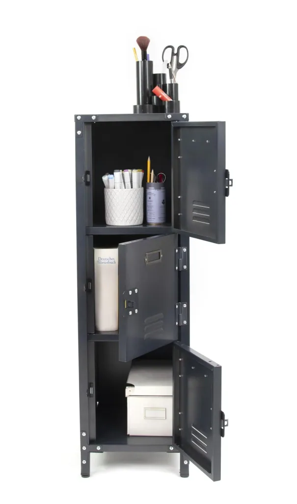 Metallschrank Vintage, 3 Türen