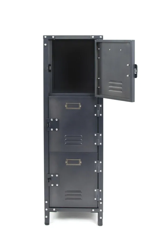 Metallschrank Vintage, 3 Türen