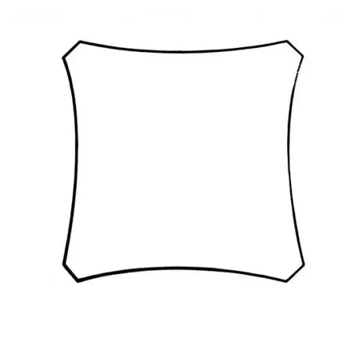 Garten Sunsail Square 3,6 X 3,6 m Farbe: Creme