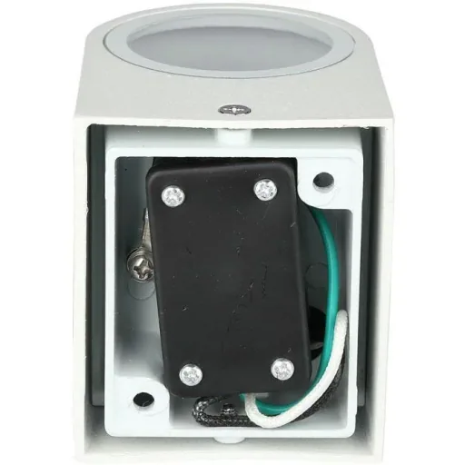 VT-7651RD Außenwandleuchte - GU10 - Weiß - Rund - IP44